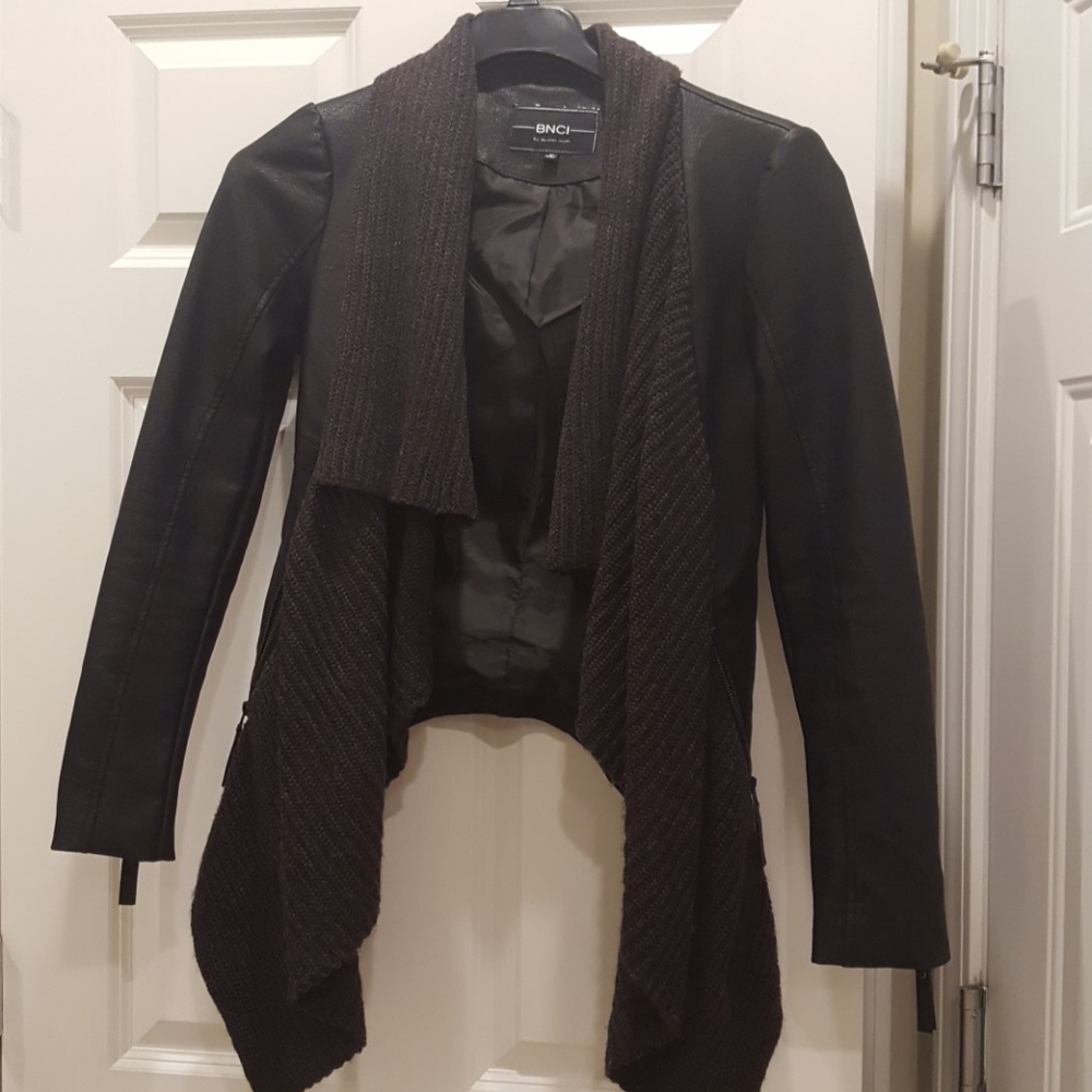 Faux leather jacket